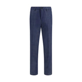 Cruna Blue Tencel Dress Pants