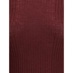 Cruna Bordeaux Wool Sweatshirt