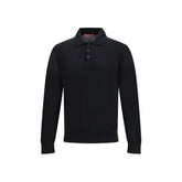 Cruna Knitted Long Sleeved Polo Shirt - Sweaters
