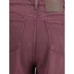 Cruna Purple Tencel Relaxed Fit Jeans