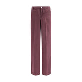 Cruna Purple Tencel Relaxed Fit Jeans