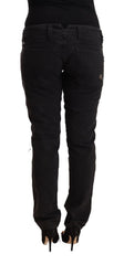 CYCLE Black Cotton Distressed Low Waist Slim Fit Denim Jeans - W31 - Jeans