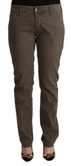 CYCLE Brown Cotton Low Waist Skinny Casual Jeans - W33 - Jeans