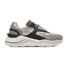 D.A.T.E Beige Leather Sneaker - Sneakers