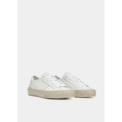 D.A.T.E White Leather Sneaker - Sneakers