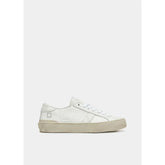 D.A.T.E White Leather Sneaker - Sneakers