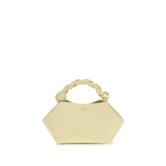 Ganni Bicolor Recycled Leather Shoulder Bag