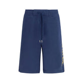 Versace Jeans Blue Cotton Bermuda Shorts - XL