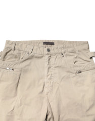 Daniele Alessandrini Beige Cotton Mid Waist Straight Men Denim Jeans - W33