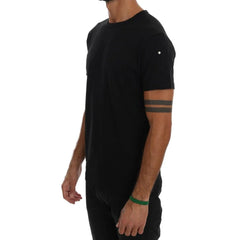 Daniele Alessandrini Black Cotton T-Shirt - S - T-Shirts