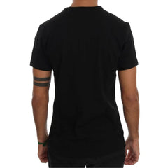 Daniele Alessandrini Black Cotton T-Shirt - S - T-Shirts