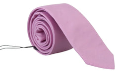 Daniele Alessandrini Pink Classic Men Necktie Accessory Silk Tie - Neckties