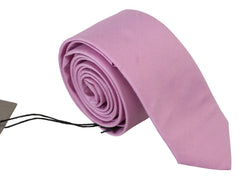 Daniele Alessandrini Pink Classic Men Necktie Accessory Silk Tie - Neckties