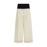 Darkpark Beige Cotton Casual Pants - IT40 | M