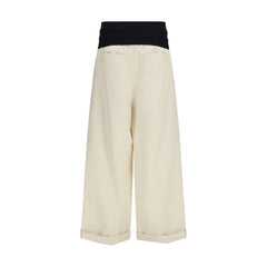 Darkpark Beige Cotton Casual Pants - IT40 | M
