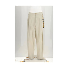 Darkpark Beige Cotton Casual Pants - IT42 | L