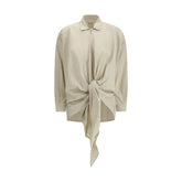 Darkpark Beige Cotton Shirt - S - Shirts