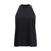 Darkpark Black Cotton Tank Tops