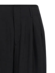 Darkpark Black Viscose Casual Pants