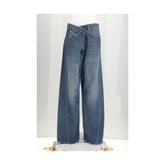 Darkpark Blue Cotton Relaxed Fit Jeans - Jeans