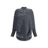 Darkpark Gray Wool Dress Shirt - S