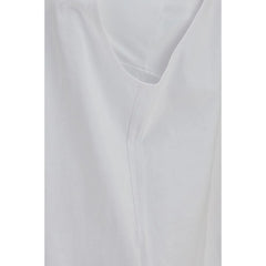 Darkpark White Cotton Tank Tops