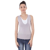 Datch Gray Cotton Sweater - M - Tank Tops