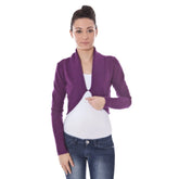 Datch Purple Wool Sweater - Cardigans