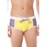 Datch Yellow Elastane Swimwear - XXL - Swim Briefs