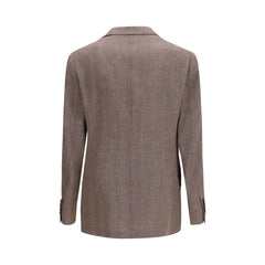 Brunello Cucinelli Brown Linen Blazer