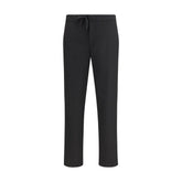 Maison Margiela Black Fleece Wool Casual Pants