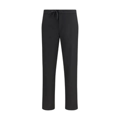Maison Margiela Black Fleece Wool Casual Pants