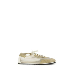 Zapatillas deportivas de piel de ternero beige Dear Frances