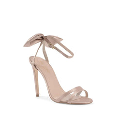 Dee Ocleppo Beige Satin Sandal - EU37/US7