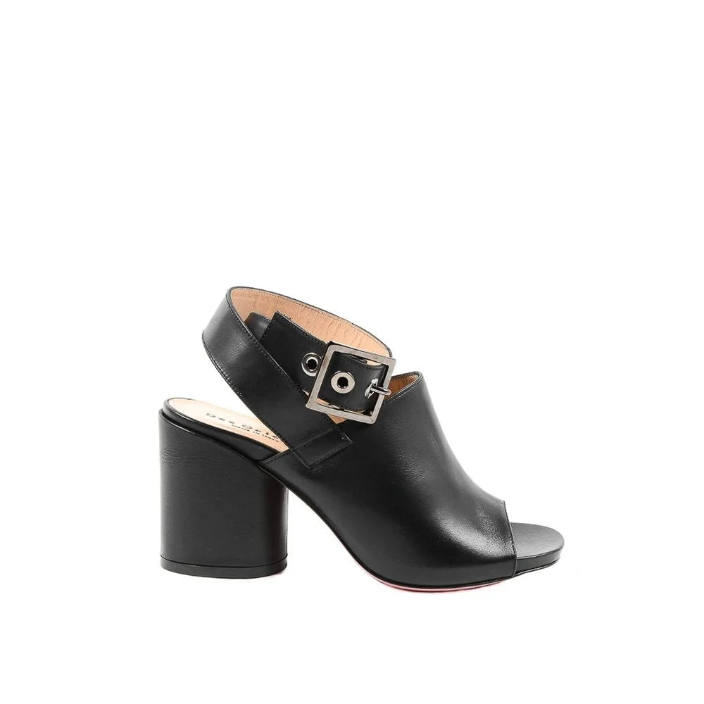 Dee Ocleppo Black Leather Sandal - EU41/US11