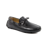 Dee Ocleppo Black Leather Slip-On Loafers - EU41/US8 - Flats