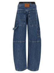 DENIM X ALEXANDER WANG Blue Cotton Relaxed Fit Jeans - 26