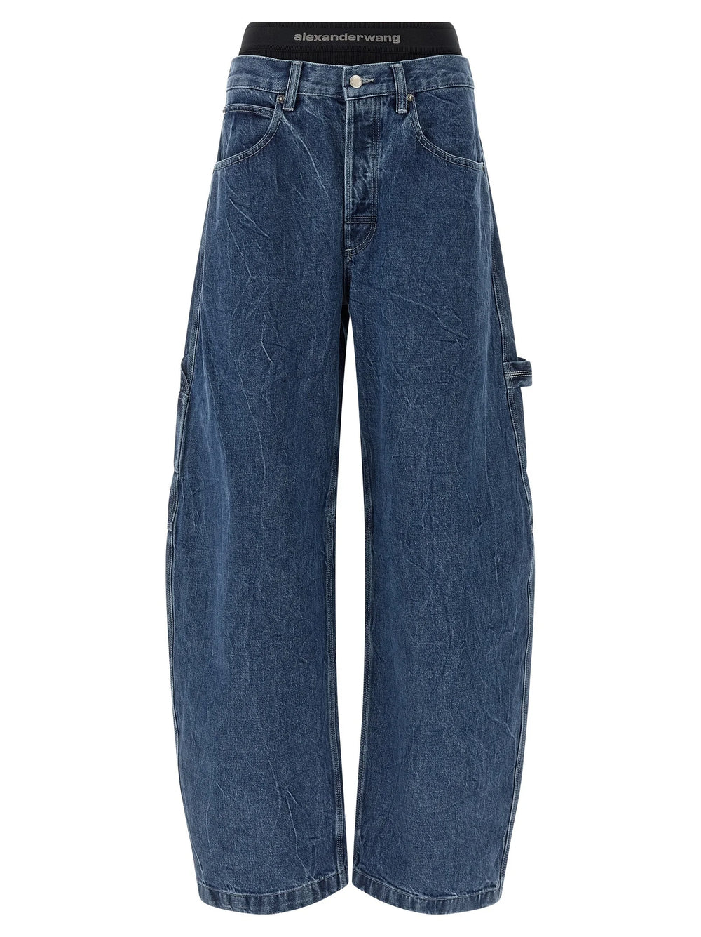DENIM X ALEXANDER WANG Blue Cotton Relaxed Fit Jeans - 26