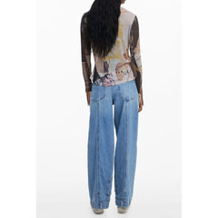 Desigual Beige Polyester Shirt - Shirts