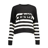 Desigual Black Cotton Sweater - XL - Sweaters