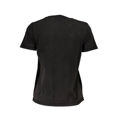 Desigual Black Cotton T-Shirt - S