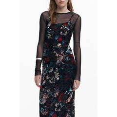 Desigual Black Polyester Dress - Dresses