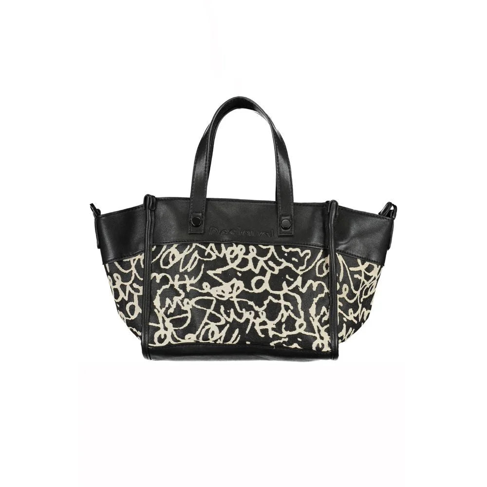 Desigual Black Polyester Handbag - Shopper Bags