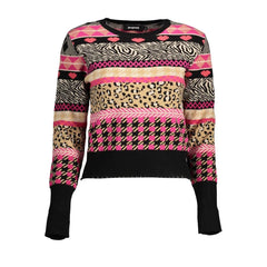 Desigual Black Polyester Sweater - Sweaters