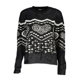 Desigual Black Polyester Sweater - Sweaters