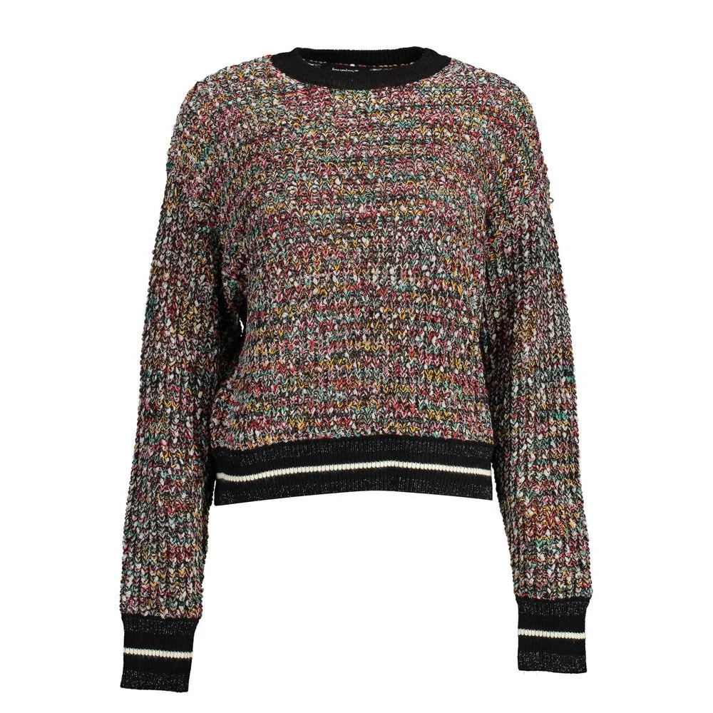 Desigual Black Polyester Sweater - Sweaters