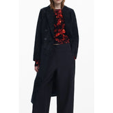 Desigual Black Polyester Women Coat - Overcoats