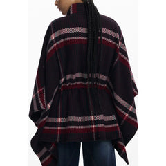Desigual Black Polyester Women Poncho - One Size