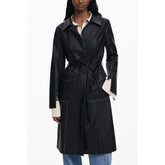 Desigual Black Polyethylene Women Coat - S