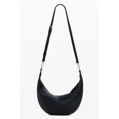 Desigual Black Polyethylene Women Handbag - Half-Moon Bags